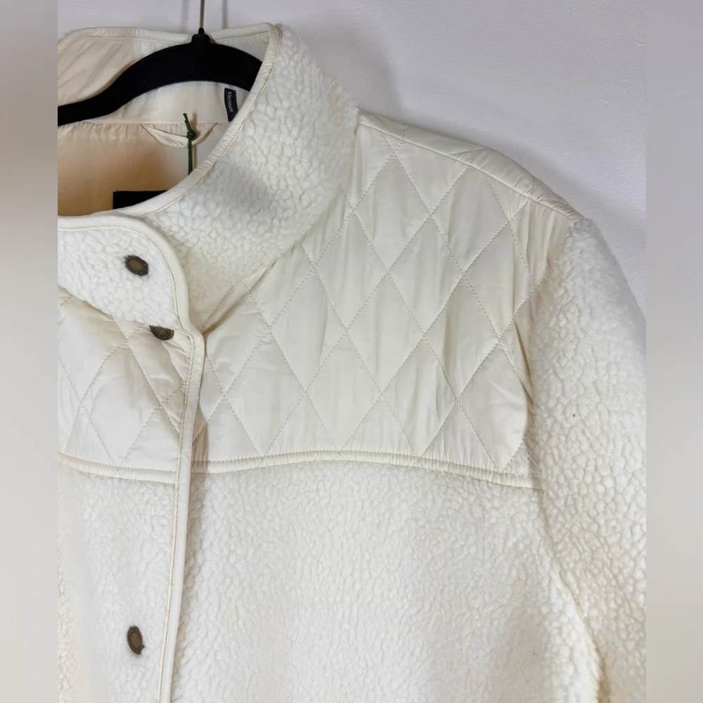 NWT Barbour Women's Plus Size White Quilted Jacket‎ Size 3X